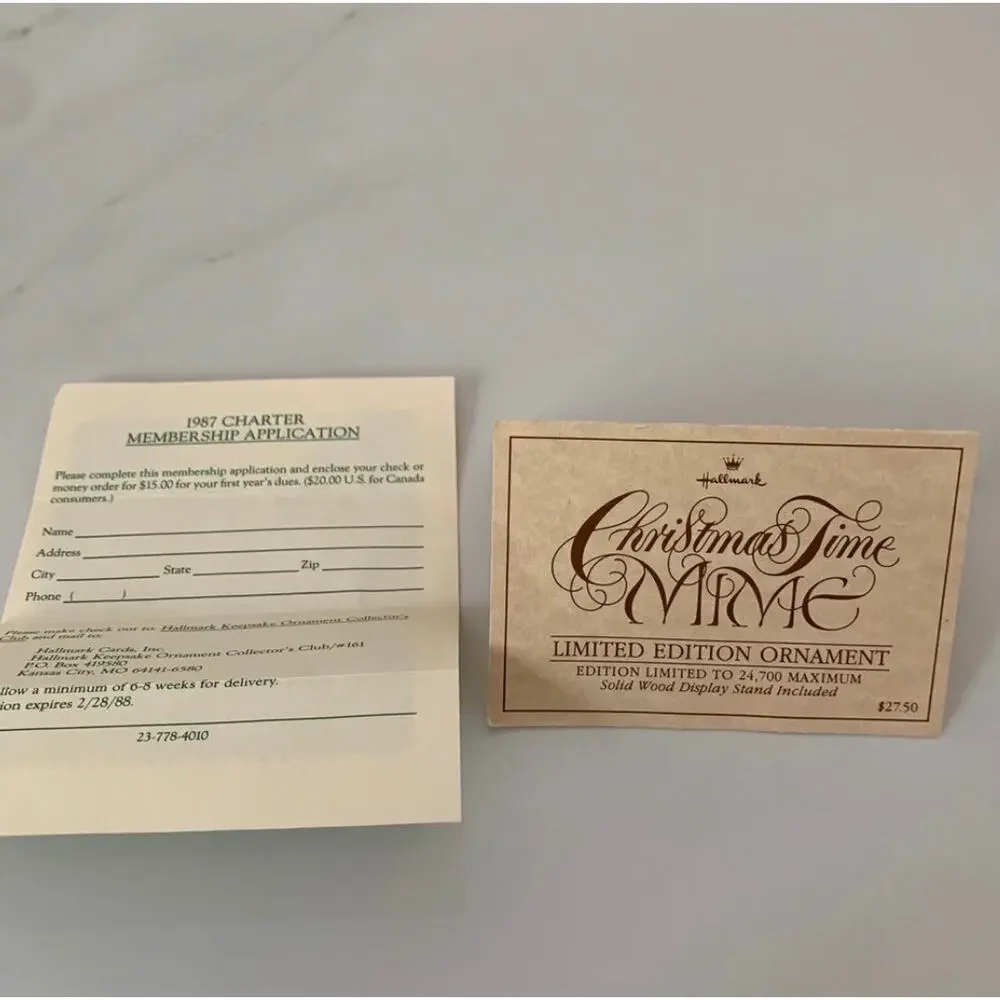 Hallmark vintage 1987